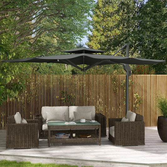 outsunny-garden-parasol-3m-cantilever-parasol-with-hydraulic-mechanism-dual-vented-top-8-ribs-cross-base-grey