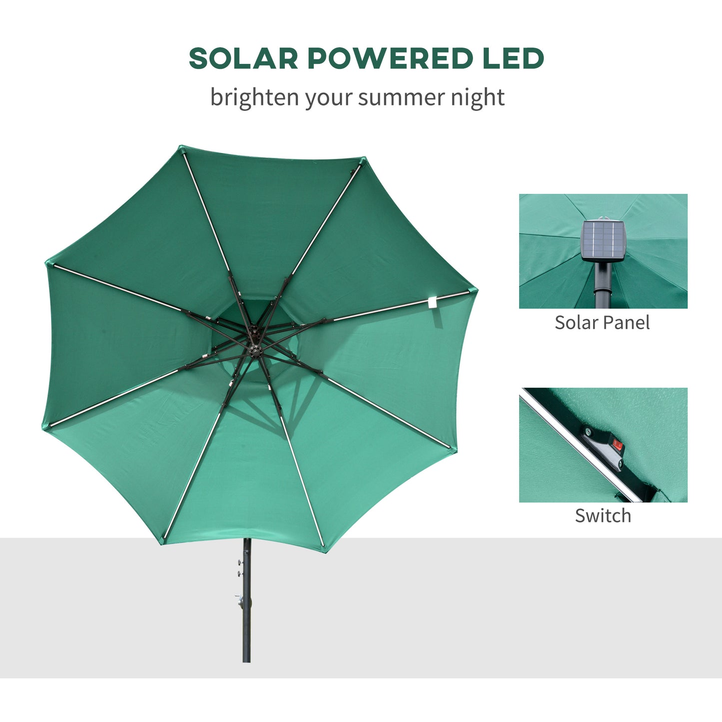 outsunny-3m-cantilever-parasol-banana-hanging-umbrella-with-double-roof-led-solar-lights-crank-8-sturdy-ribs-and-cross-base-green