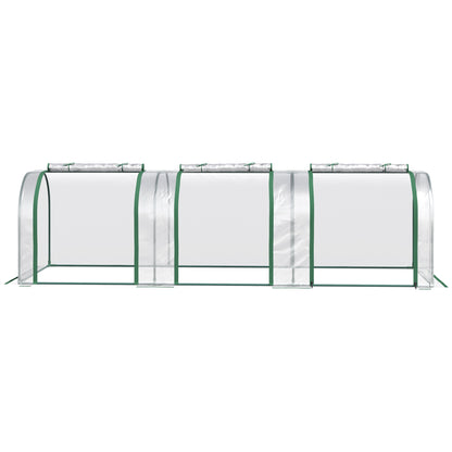 outsunny-pvc-tunnel-greenhouse-green-grow-house-steel-frame-for-garden-backyard-with-zipper-doors-295x100x80-cm-clear