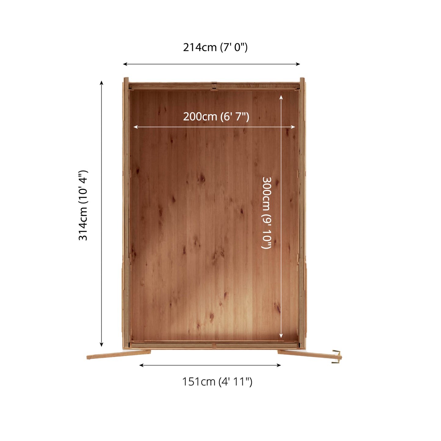 2M X 3M(D) Self Build Insulated Garden Room