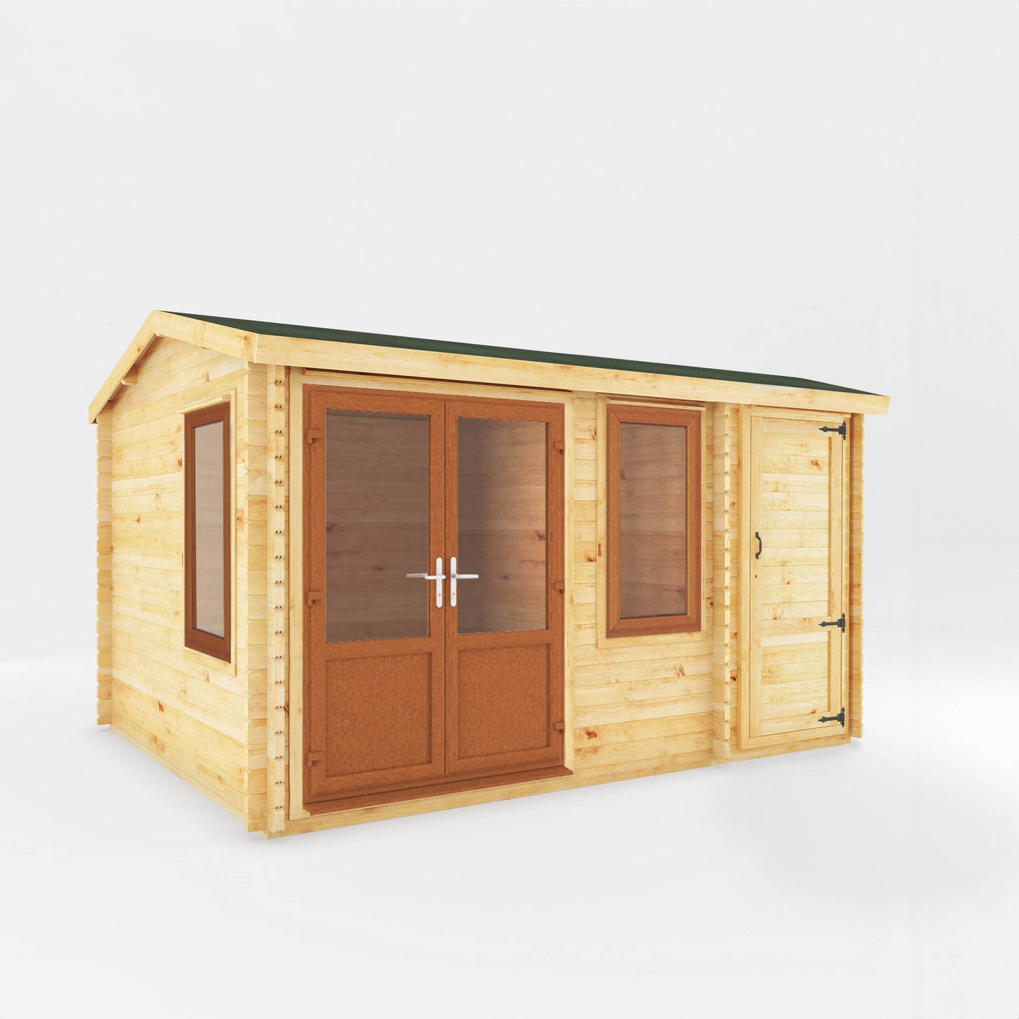 4.1M X 3M Home Office Elite - 44Mm (Upvc Windows & Door) - Oak