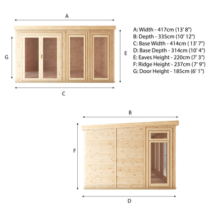 4M X 3M(D) Self Build Insulated Garden Room