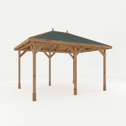 Pressure Treated Gazebo With Roof 3M X 4M