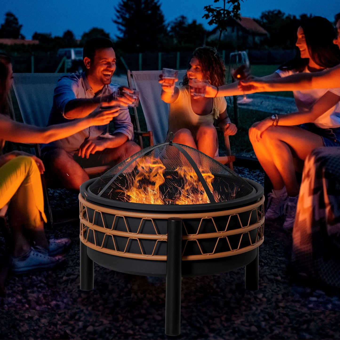 outsunny-outdoor-fire-pit-metal-round-firepit-bowl-charcoal-log-wood-burner-with-screen-cover-poker-for-patio-bbq-camping-64-x-64-x-58cm-black