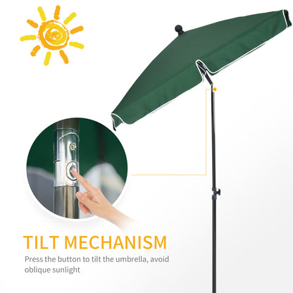 outsunny-aluminium-sun-umbrella-parasol-patio-garden-rectangular-tilt-2m-x-1-25m-green