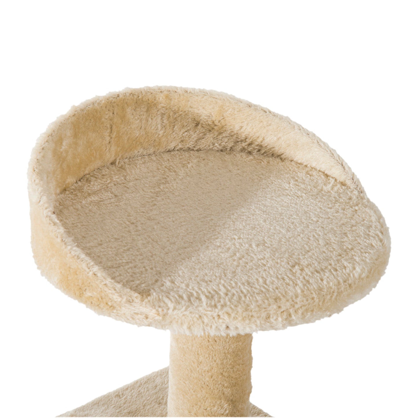 PawHut Cat Tree Kitten Scratch Scratching Scratcher Sisal Post Climbing Tower Activity Centre Beige