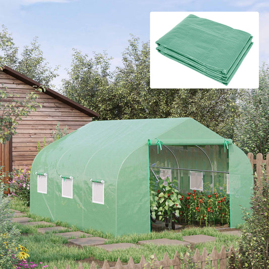 outsunny-walk-in-greenhouse-cover-replacement-plant-growhouse-pe-cover-4-5x3x2m-green