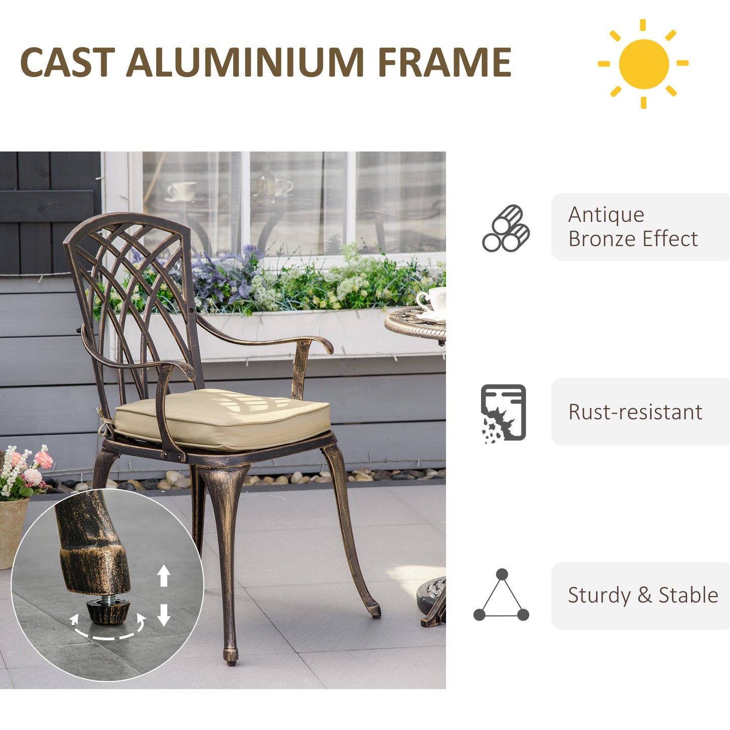 outsunny-3-piece-cast-aluminium-garden-bistro-set-for-2-with-parasol-hole-outdoor-coffee-table-set-with-cushions-bronze