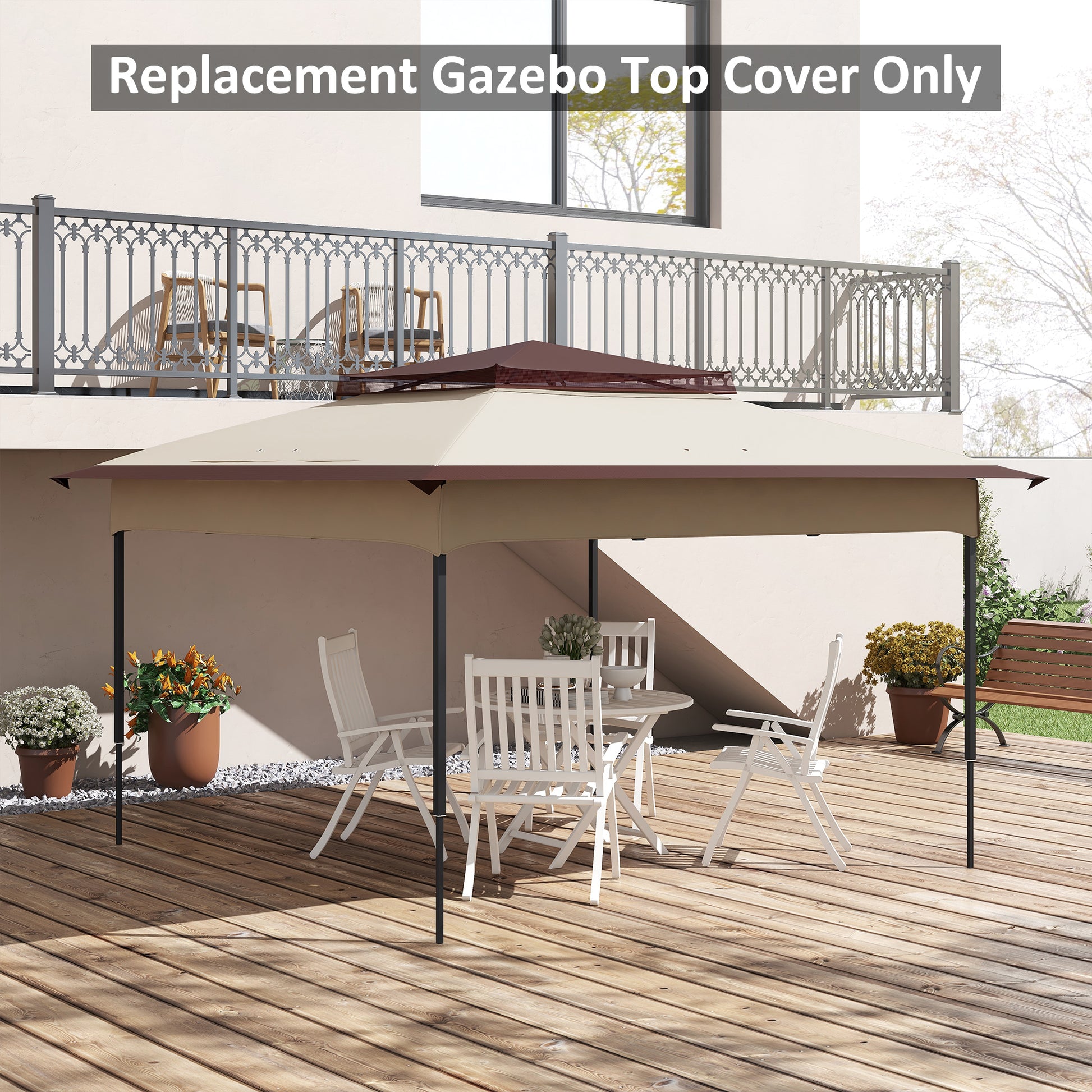 outsunny-pop-up-gazebo-cover-2-tier-gazebo-roof-replacement-for-3-25m-x-3-25m-frame-30-uv-protection-beige