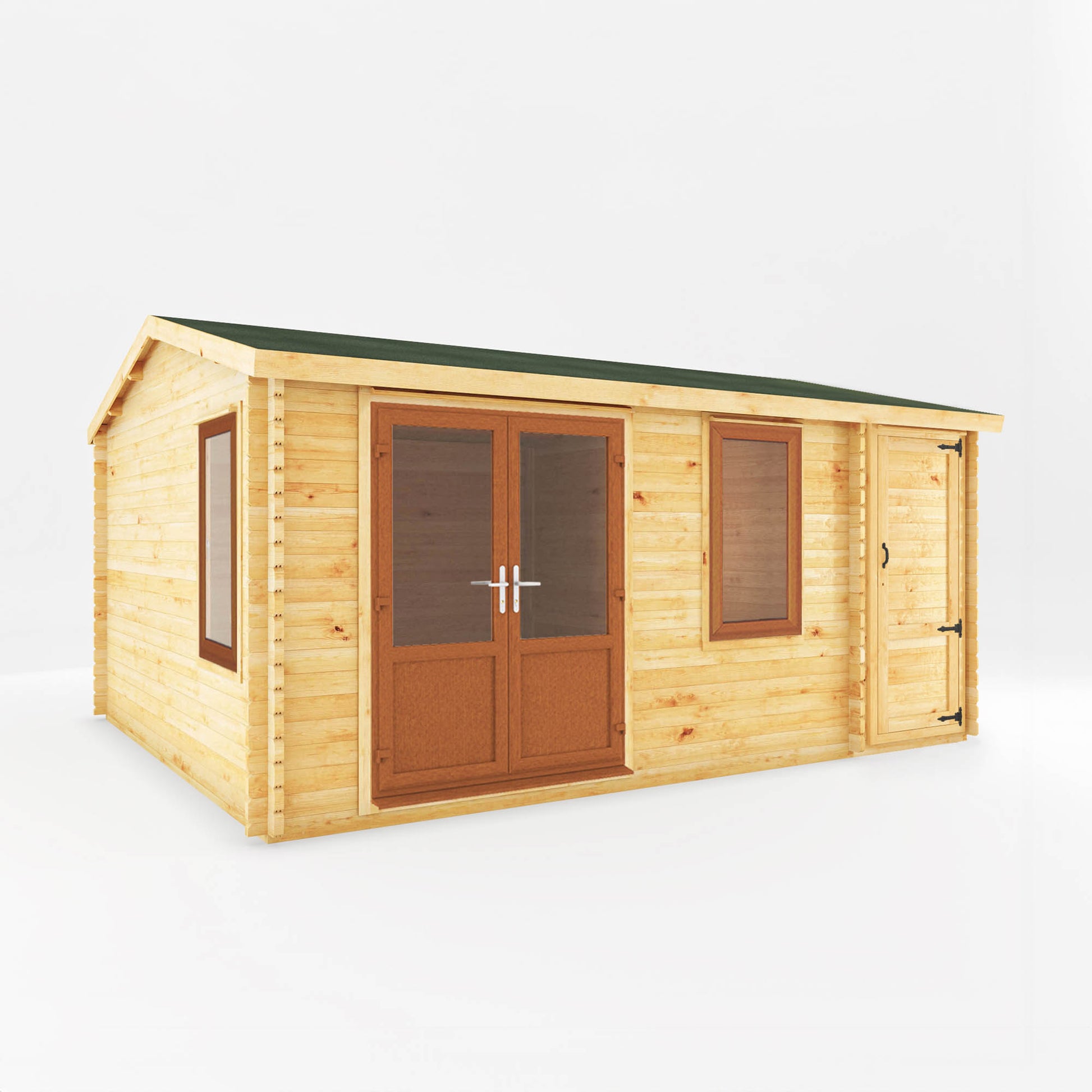 5.1M X 4M Home Office Elite - 44Mm (Upvc Windows & Door) - Oak