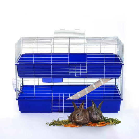 PawHut Small Animal Hutch, size (118 x 79 x 58cm)