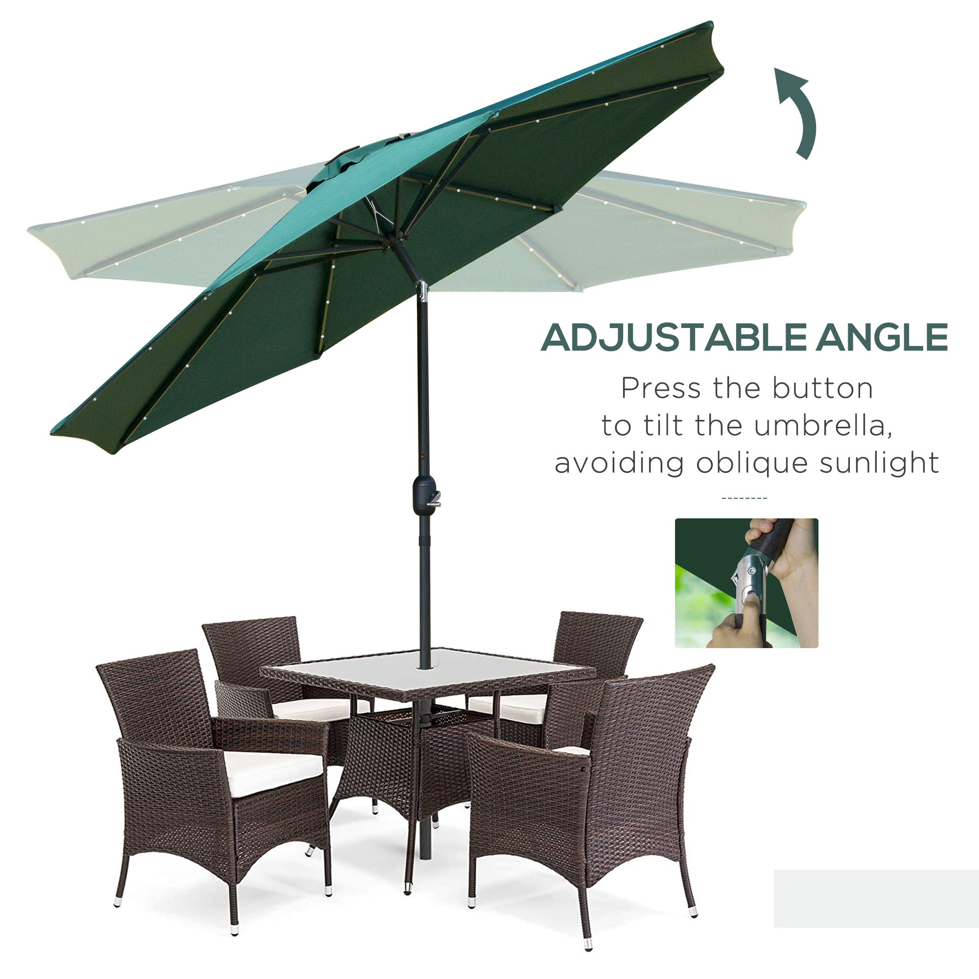 outsunny-2-7m-garden-parasol-patio-led-umbrella-with-push-button-tilt-crank-8-rib-sun-shade-for-outdoor-table-market-umbrella-green