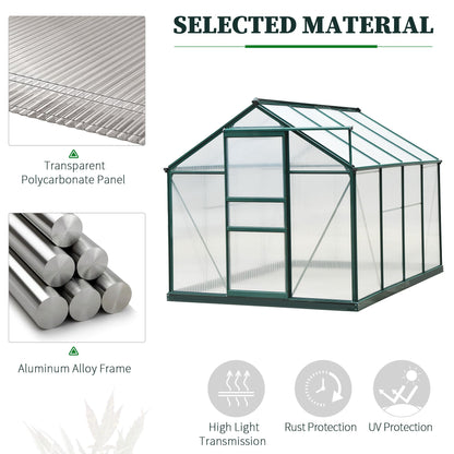 outsunny-large-walk-in-greenhouse-aluminium-frame-greenhouse-garden-plants-grow-galvanized-base-w-slide-door-6-x-8-ft