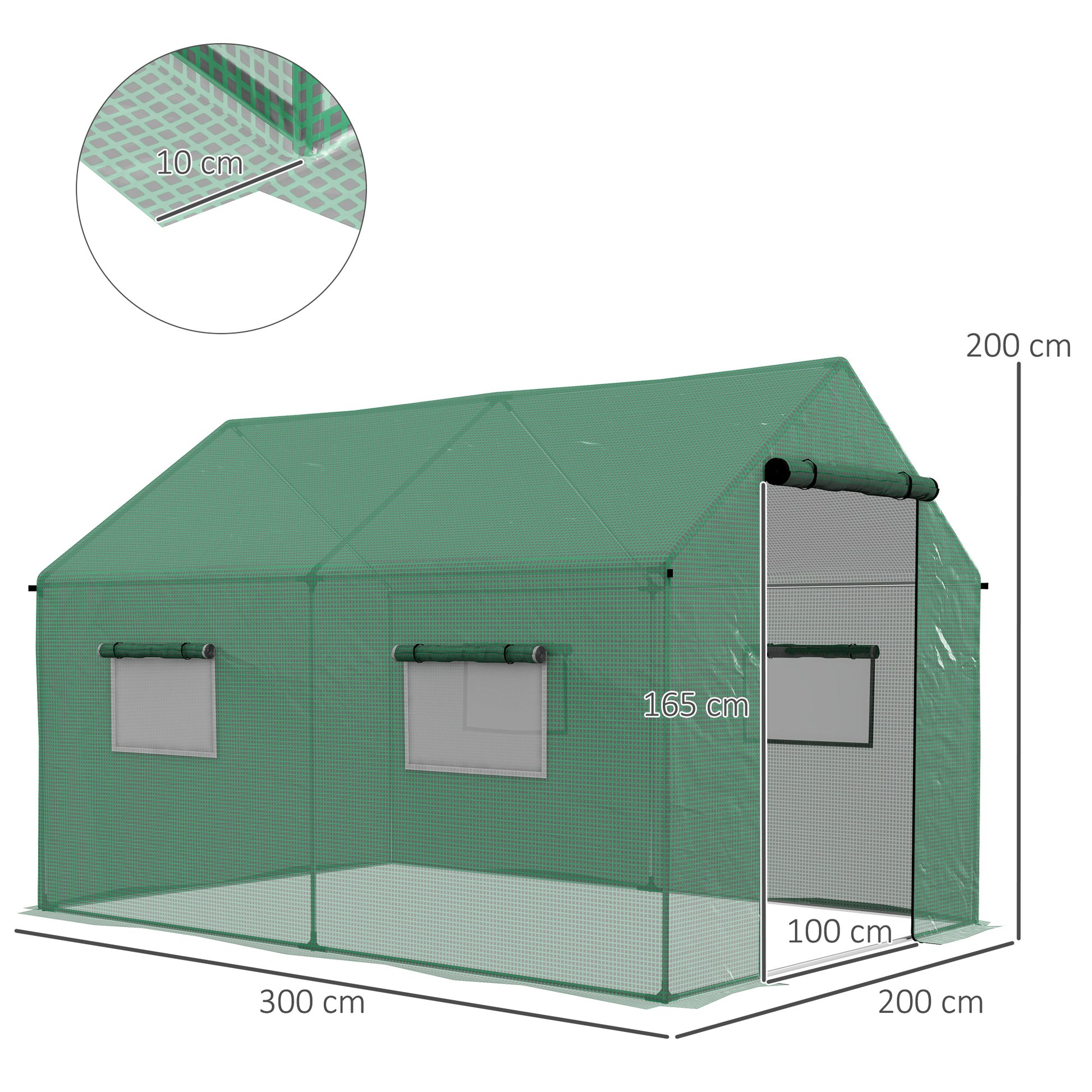 outsunny-polyethylene-walk-in-polytunnel-greenhouse-2-x-3m-green