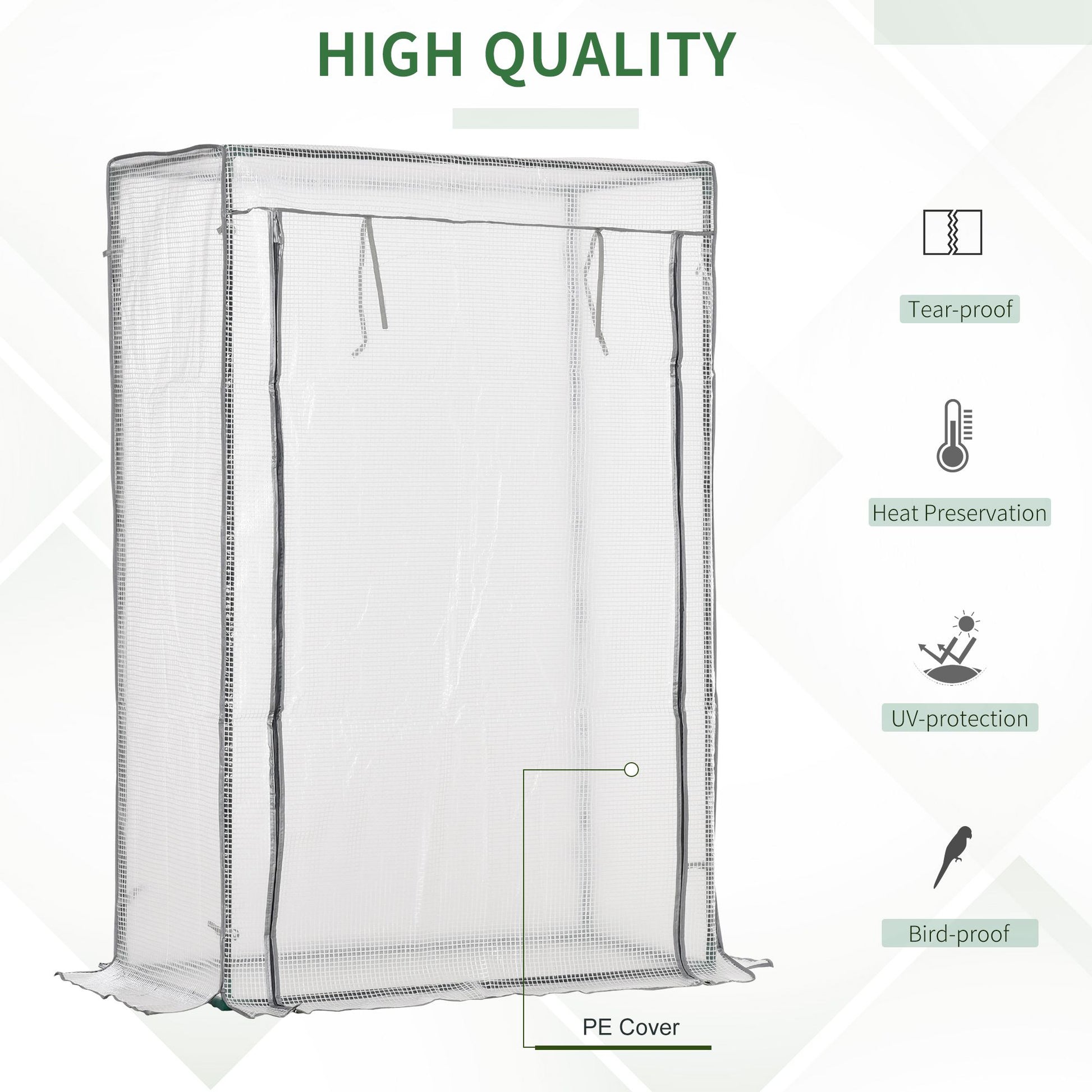 outsunny-100-x-50-x-150cm-greenhouse-steel-frame-pe-cover-with-roll-up-door-outdoor-for-backyard-balcony-garden-white