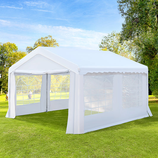 outsunny-4m-x-4-m-party-tents-portable-carport-shelter-with-removable-sidewalls-double-doors-heavy-duty-party-tent-car-canopy