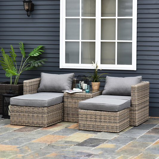 outsunny-2-seater-rattan-garden-furniture-set-w-tall-glass-top-table-aluminium-frame-plastic-wicker-thick-soft-cushions-outdoor-balcony-sofa-grey