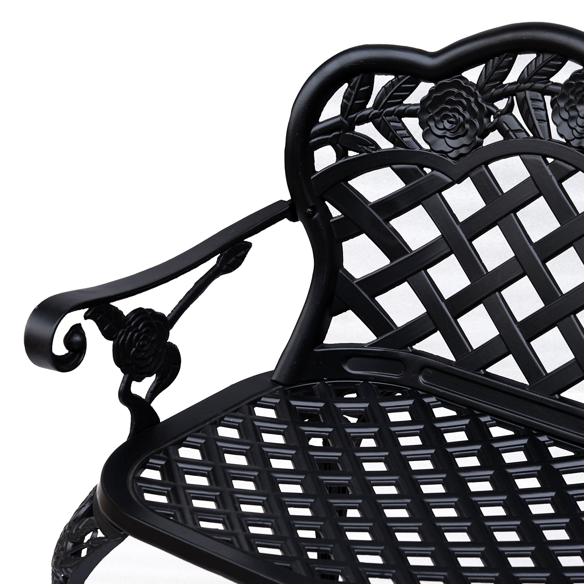 outsunny-cast-aluminium-garden-bench-outdoor-patio-2-seater-high-back-chair-armrest-antique-style-black