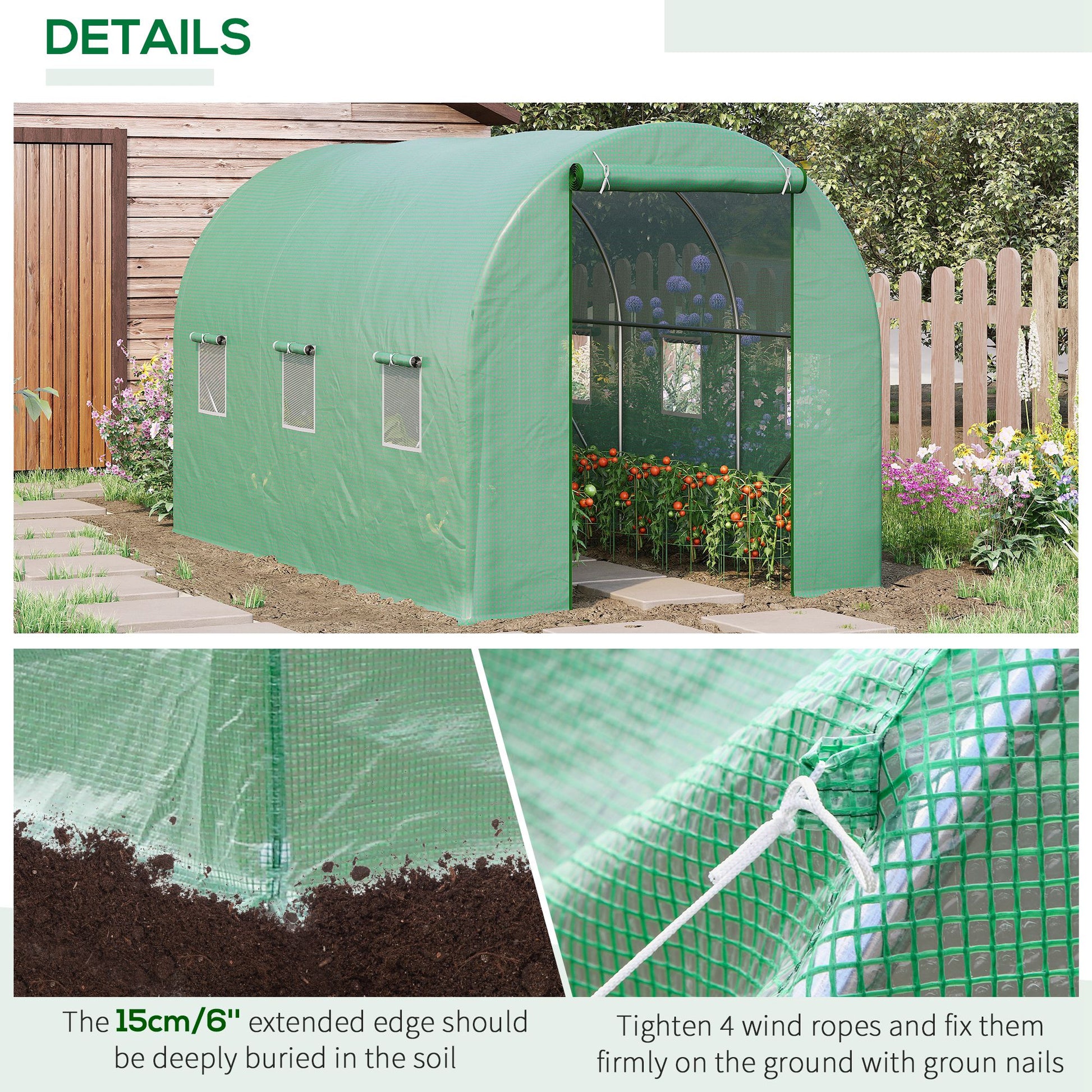 outsunny-3-5-x-2-x-2-m-polytunnel-greenhouse-walk-in-pollytunnel-tent-with-steel-frame-pe-cover-roll-up-door-and-6-windows-green