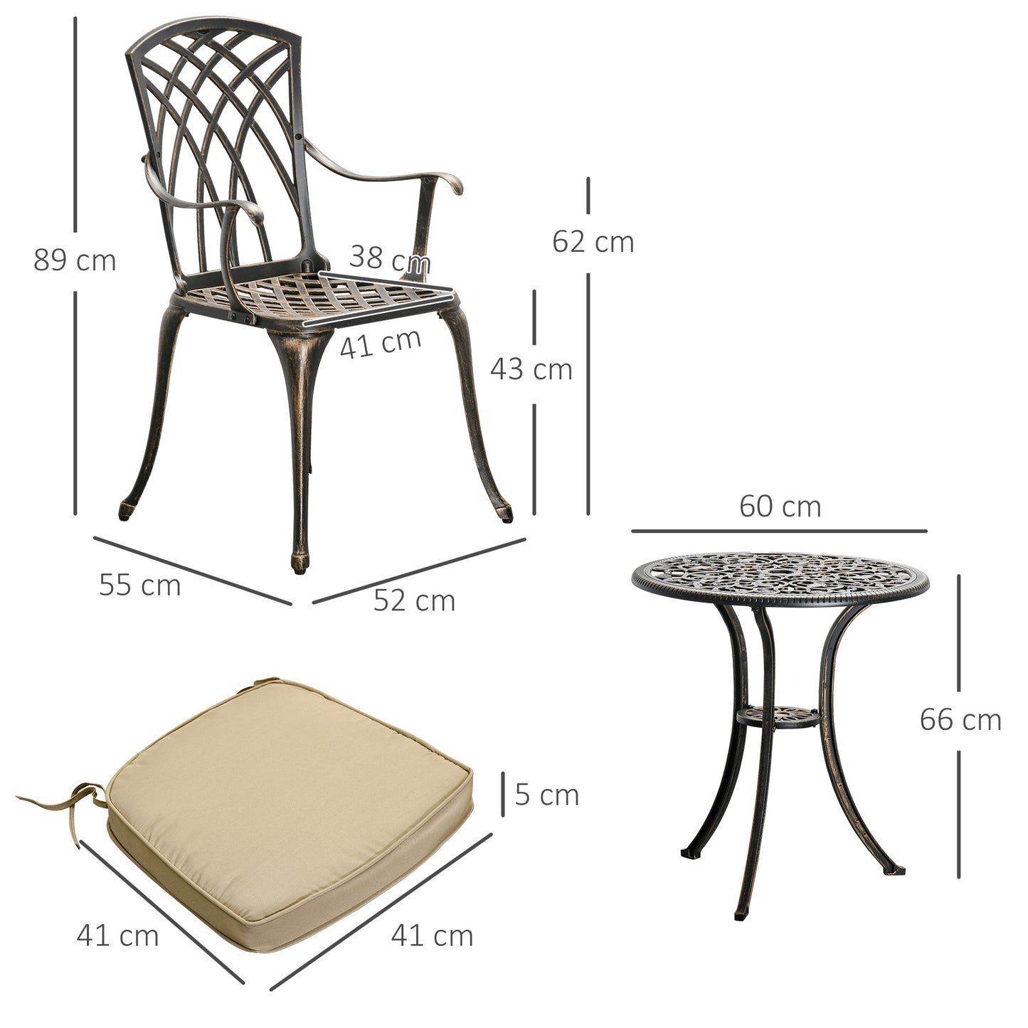 outsunny-3-piece-cast-aluminium-garden-bistro-set-for-2-with-parasol-hole-outdoor-coffee-table-set-with-cushions-bronze