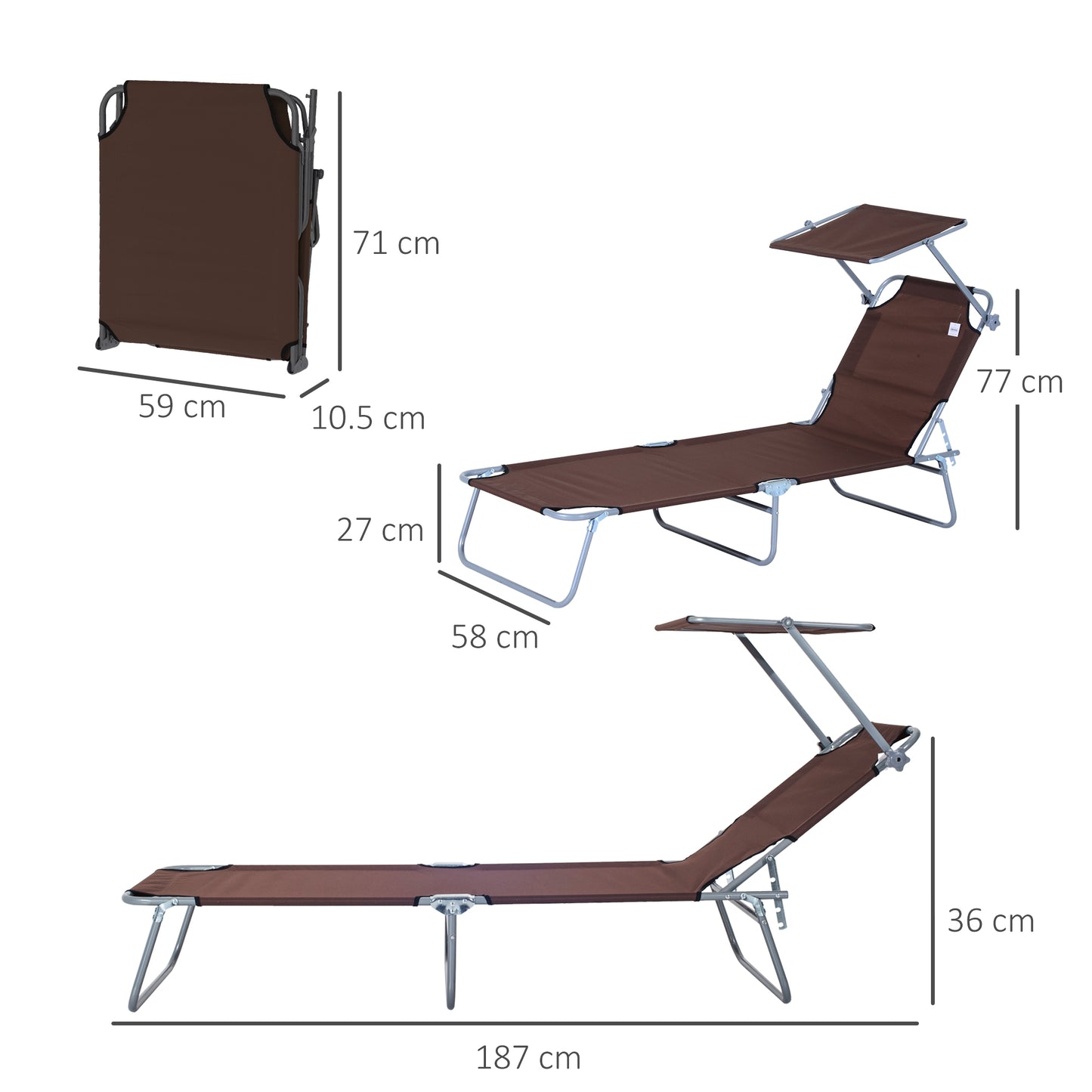 outsunny-reclining-chair-sun-lounger-folding-lounger-seat-with-sun-shade-awning-beach-garden-outdoor-patio-recliner-adjustable-brown