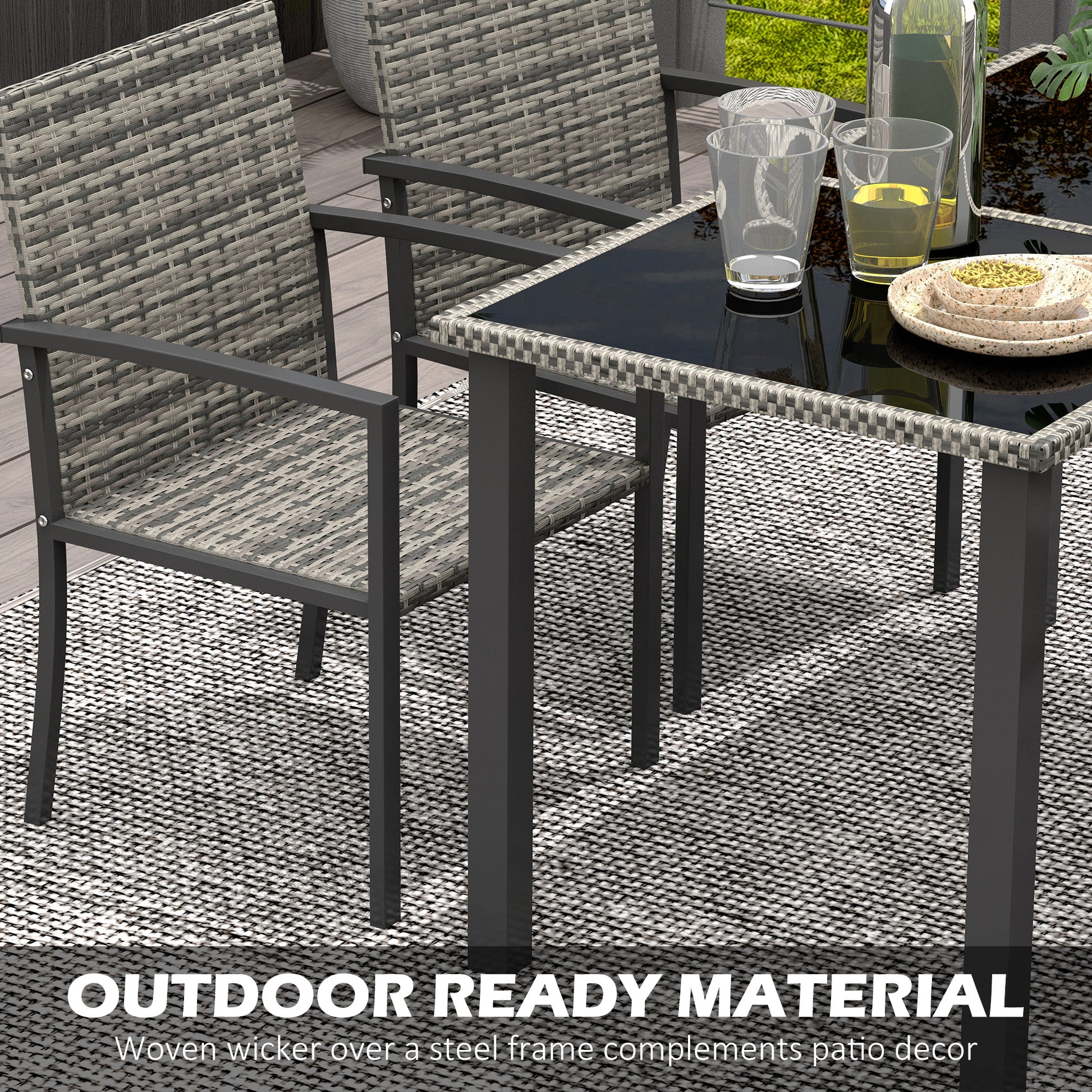 outsunny-outdoor-dining-set-5-pieces-patio-conservatory-with-tempered-glass-tabletop-4-dining-chairs-mixed-grey