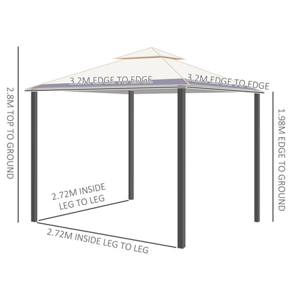 outsunny-3-2m-x-3-2m-vented-roof-steel-frame-gazebo-beige