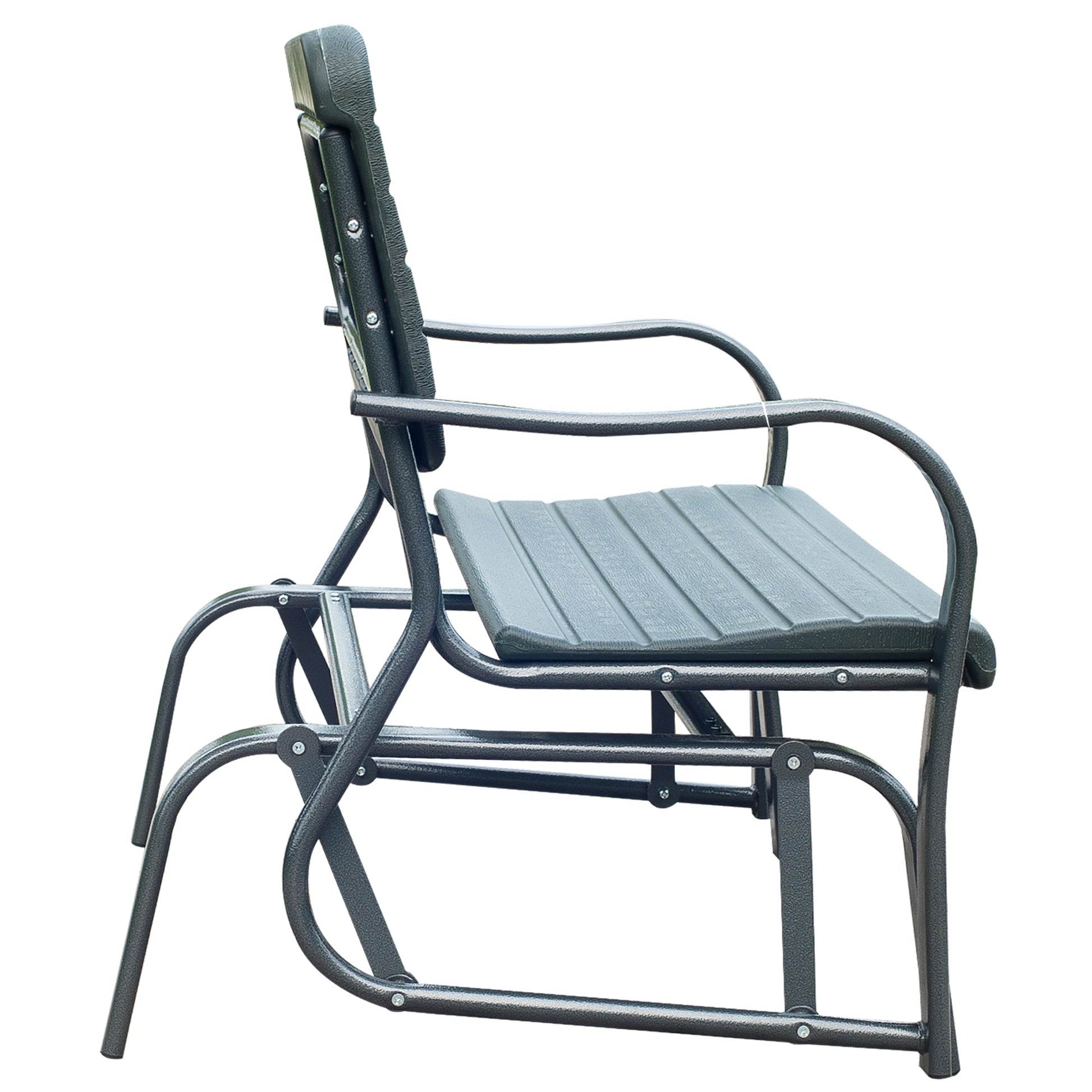 outsunny-garden-double-glider-bench-hdpe-metal-2-seater-swing-chair-porch-outdoor-patio-rocker