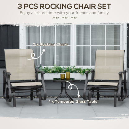 outsunny-set-of-3-gliding-chair-tea-table-set-outdoor-rocker-set-with-2-armchairs-tempered-glass-tabletop-khaki