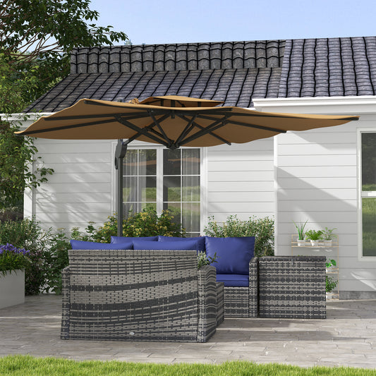 outsunny-garden-parasol-3m-cantilever-parasol-with-hydraulic-mechanism-dual-vented-top-8-ribs-cross-base-khaki