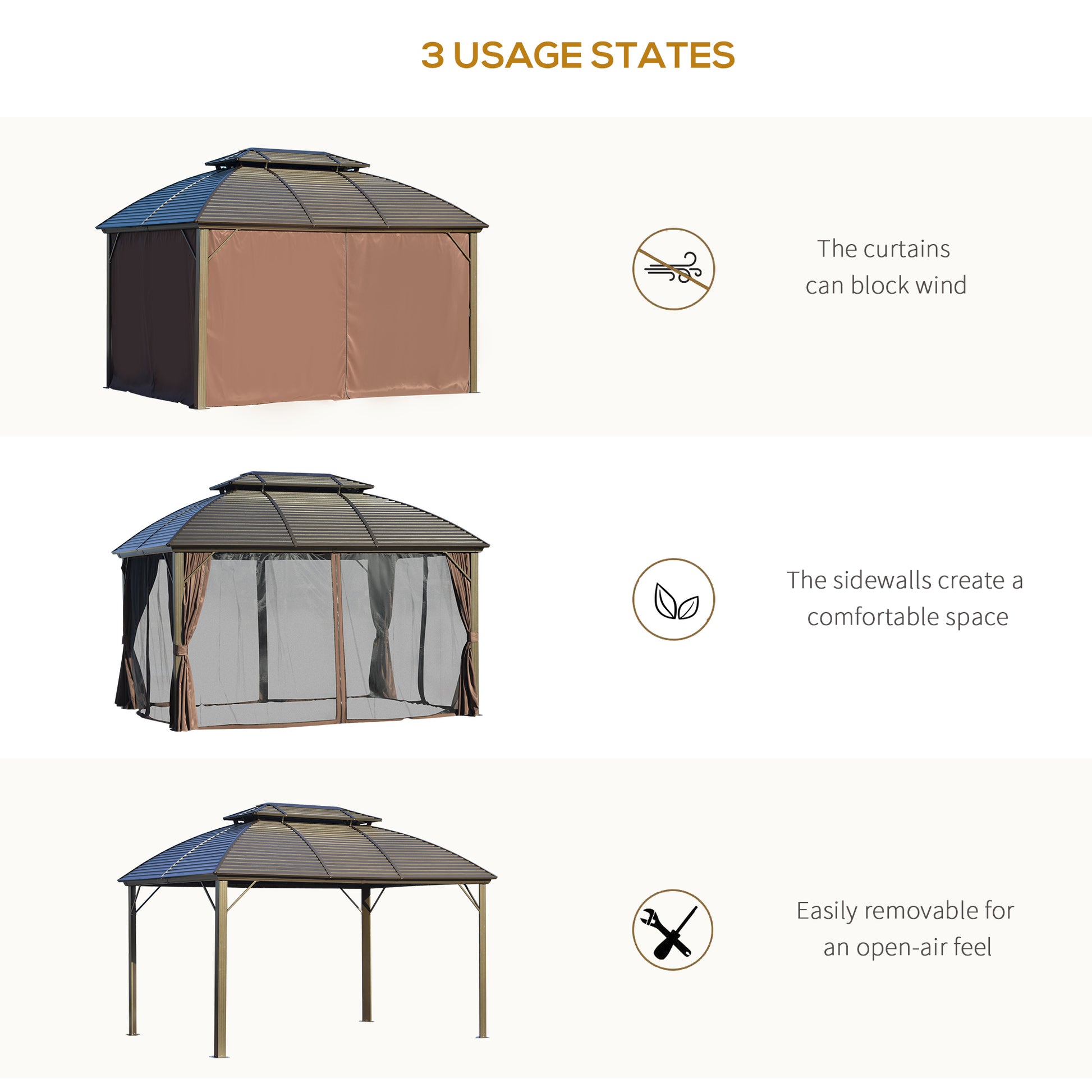 outsunny-3-65-x-3m-hardtop-steel-gazebo-canopy-for-patio-heavy-duty-outdoor-pavilion-with-aluminum-alloy-frame-double-roof-brown