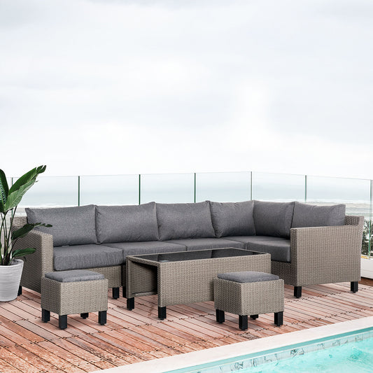 outsunny-7-seater-pe-rattan-sofa-set-wicker-garden-furniture-patio-conservatory-corner-sofa-w-tempered-glass-coffee-table-cushions-grey