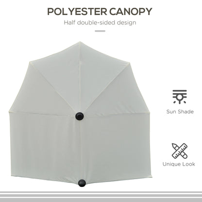 outsunny-2m-half-parasol-market-umbrella-garden-balcony-parasol-with-crank-handle-cross-base-double-sided-canopy-cream-white