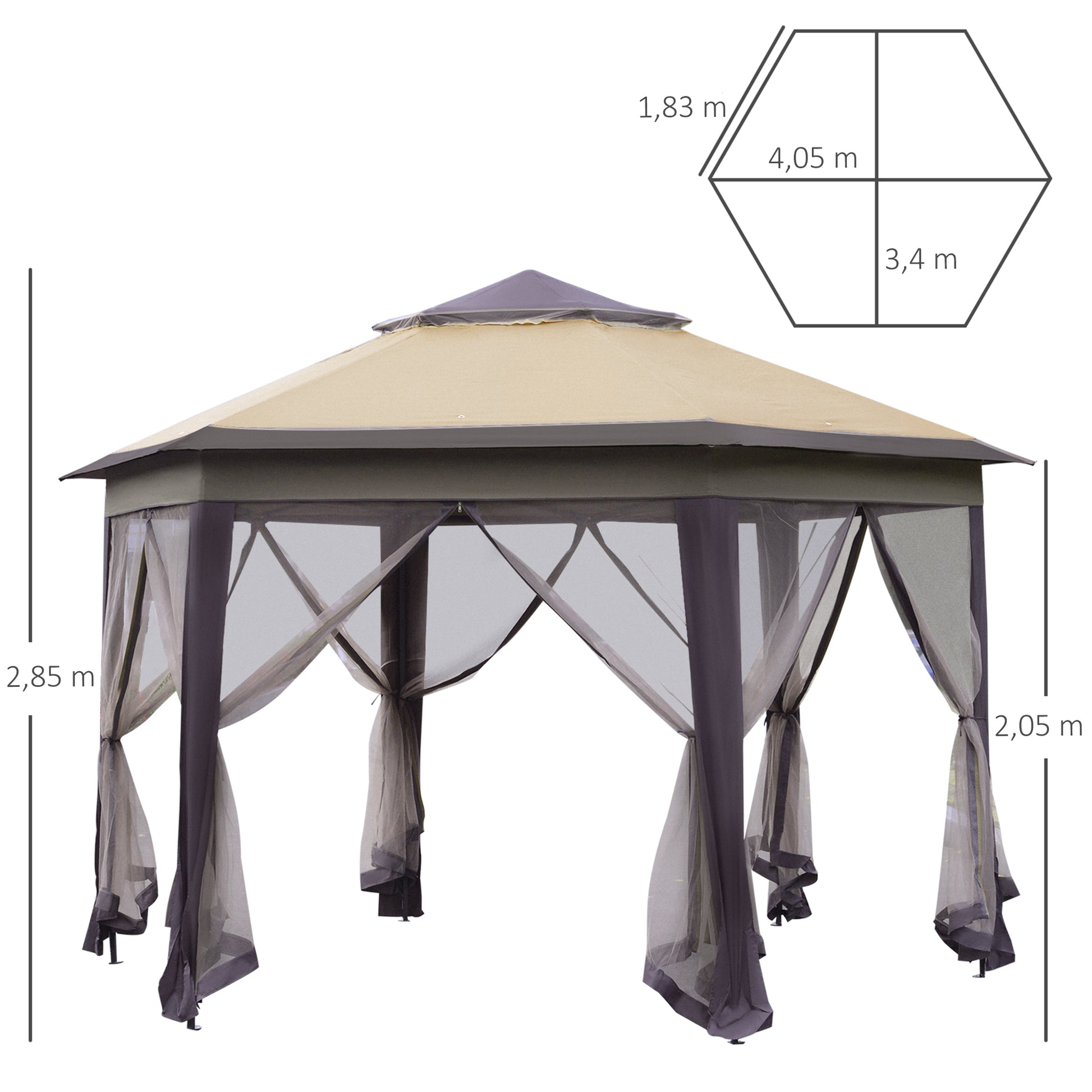 outsunny-hexagon-patio-gazebo-pop-up-gazebo-outdoor-double-roof-instant-shelter-with-netting-4m-x-4m-beige