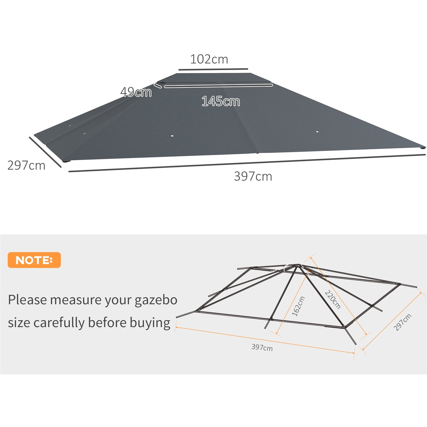 outsunny-3-x-4m-gazebo-canopy-replacement-cover-gazebo-roof-replacement-top-cover-only-dark-grey