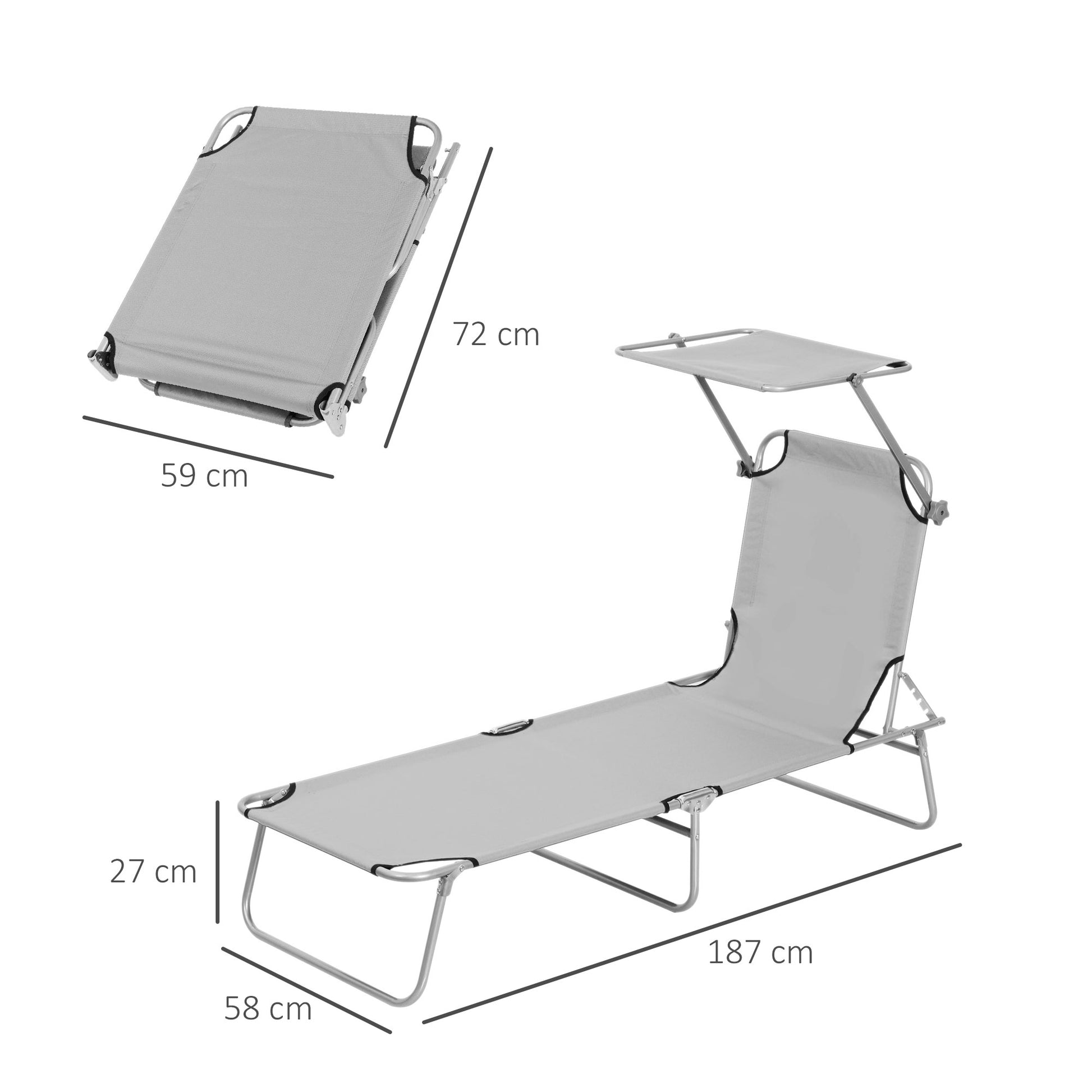 outsunny-reclining-chair-folding-lounger-seat-with-sun-shade-awning-beach-garden-outdoor-patio-recliner-adjustable-light-grey