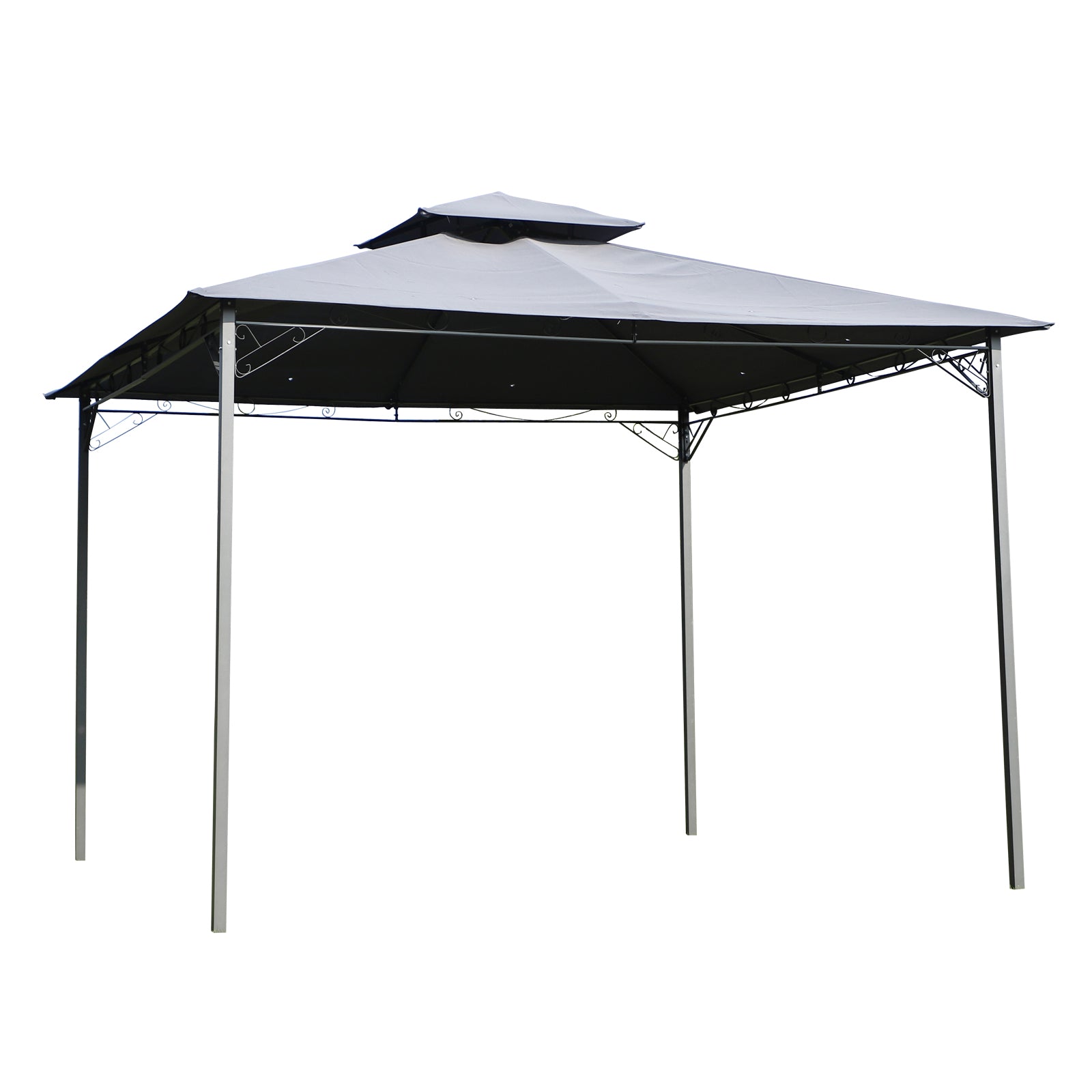 outsunny-2-tier-roof-gazebo-300lx300wx264h-cm-steel-frame-black-grey