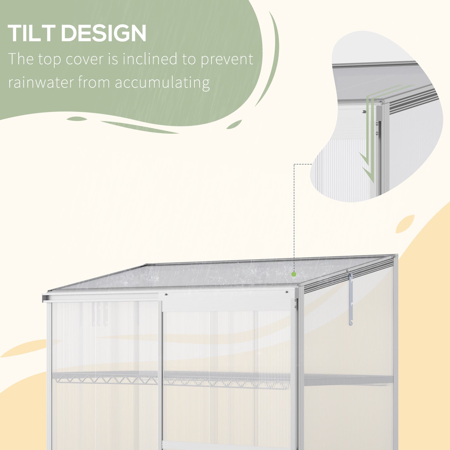 outsunny-3-tier-mini-greenhouse-garden-cold-frame-plant-growth-house-w-polycarbonate-panels-openable-roof-129-5-x-58-x-140-cm-silver