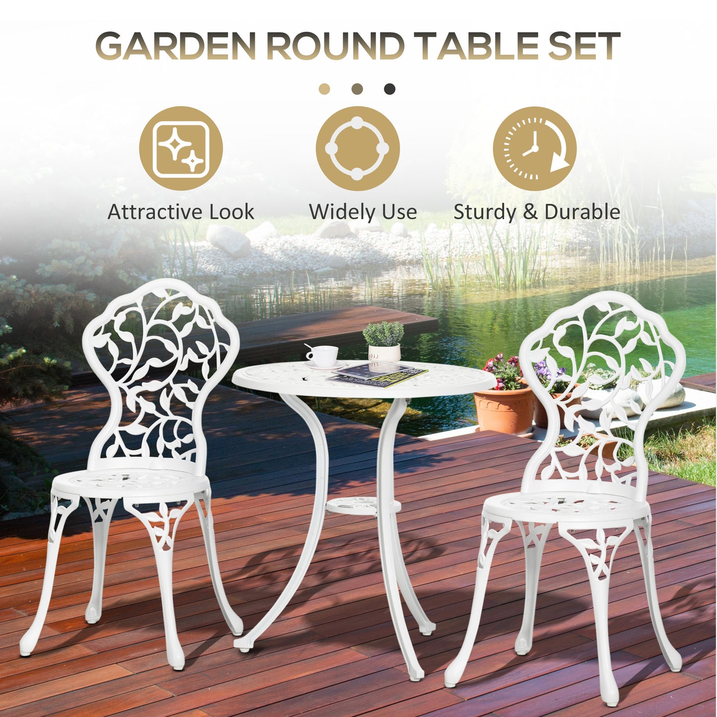 outsunny-3-pcs-aluminium-bistro-set-garden-furniture-dining-table-chairs-antique-outdoor-seat-patio-seater-white