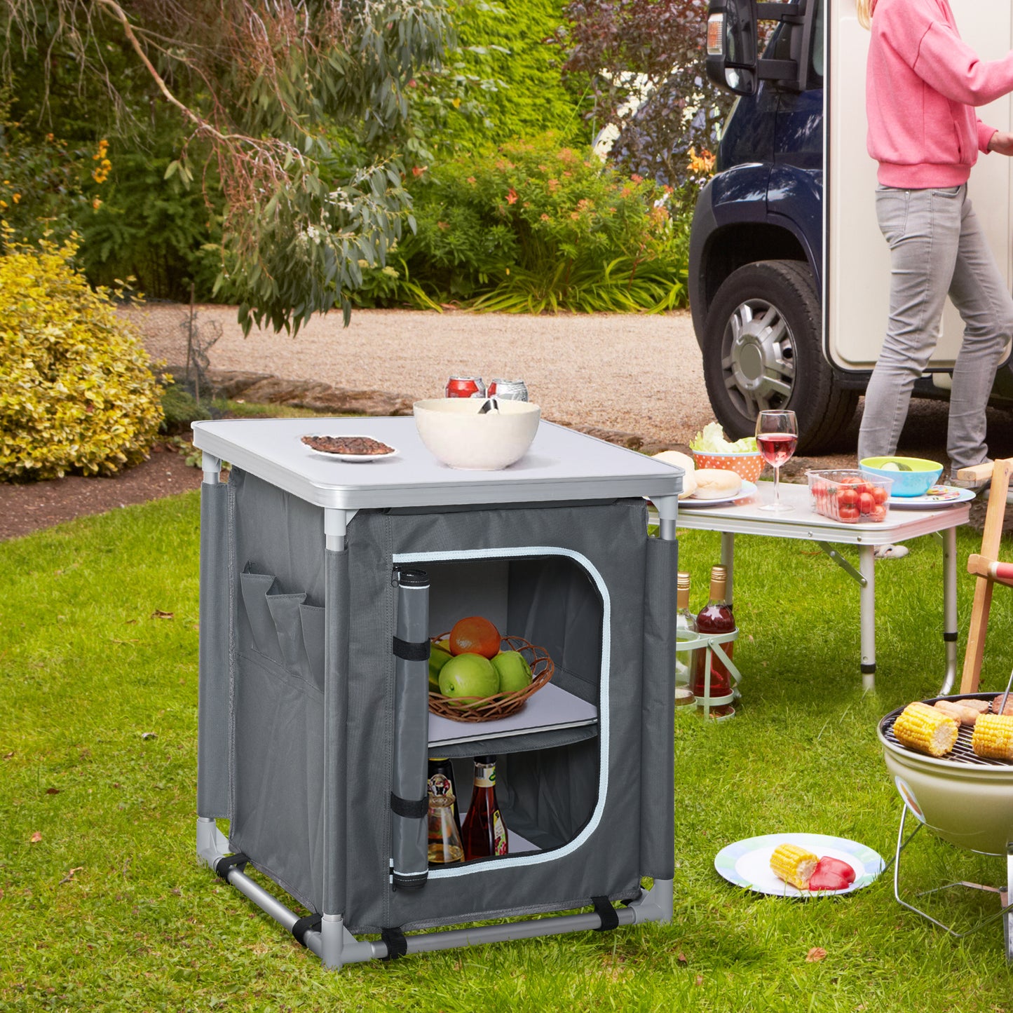 outsunny-aluminum-camping-cupboard-camping-kitchen-station-cook-table-with-3-shelf-storage-organiser-for-bbq-party-picnics-with-carrying-bag