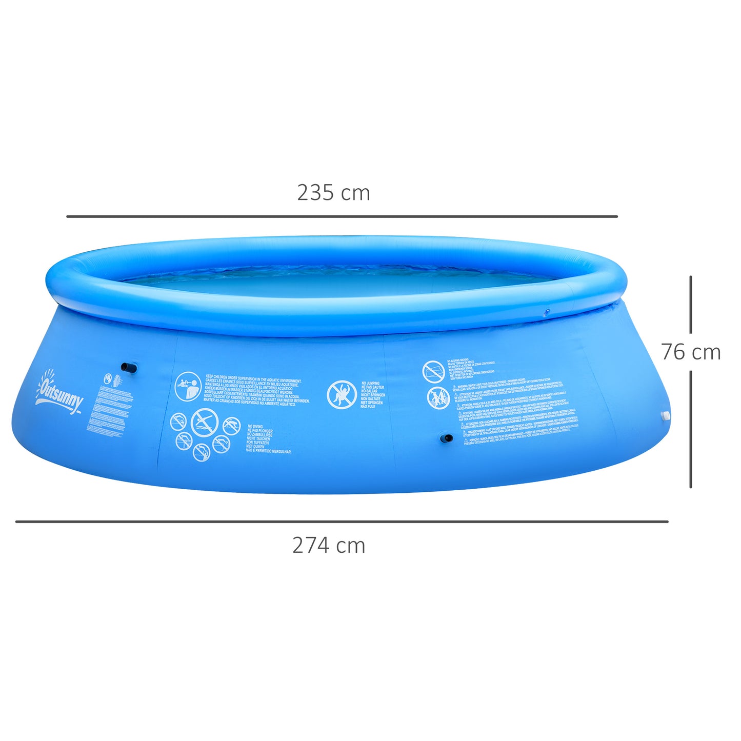 outsunny-inflatable-family-swimming-pool-family-sized-round-paddling-pool-w-hand-pump-for-kids-adults-outdoor-garden-274cm-x-76cm-blue