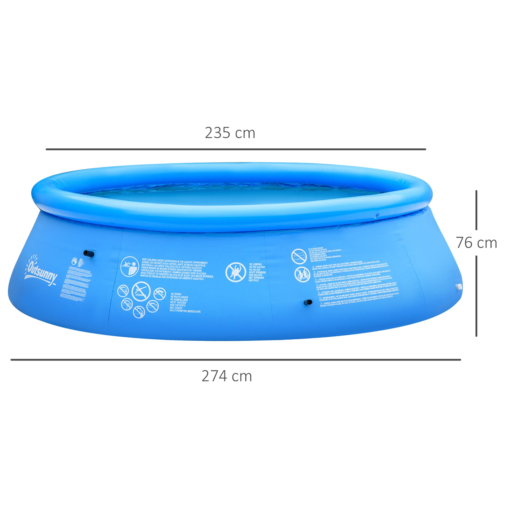 outsunny-inflatable-family-swimming-pool-family-sized-round-paddling-pool-w-hand-pump-for-kids-adults-outdoor-garden-274cm-x-76cm-blue