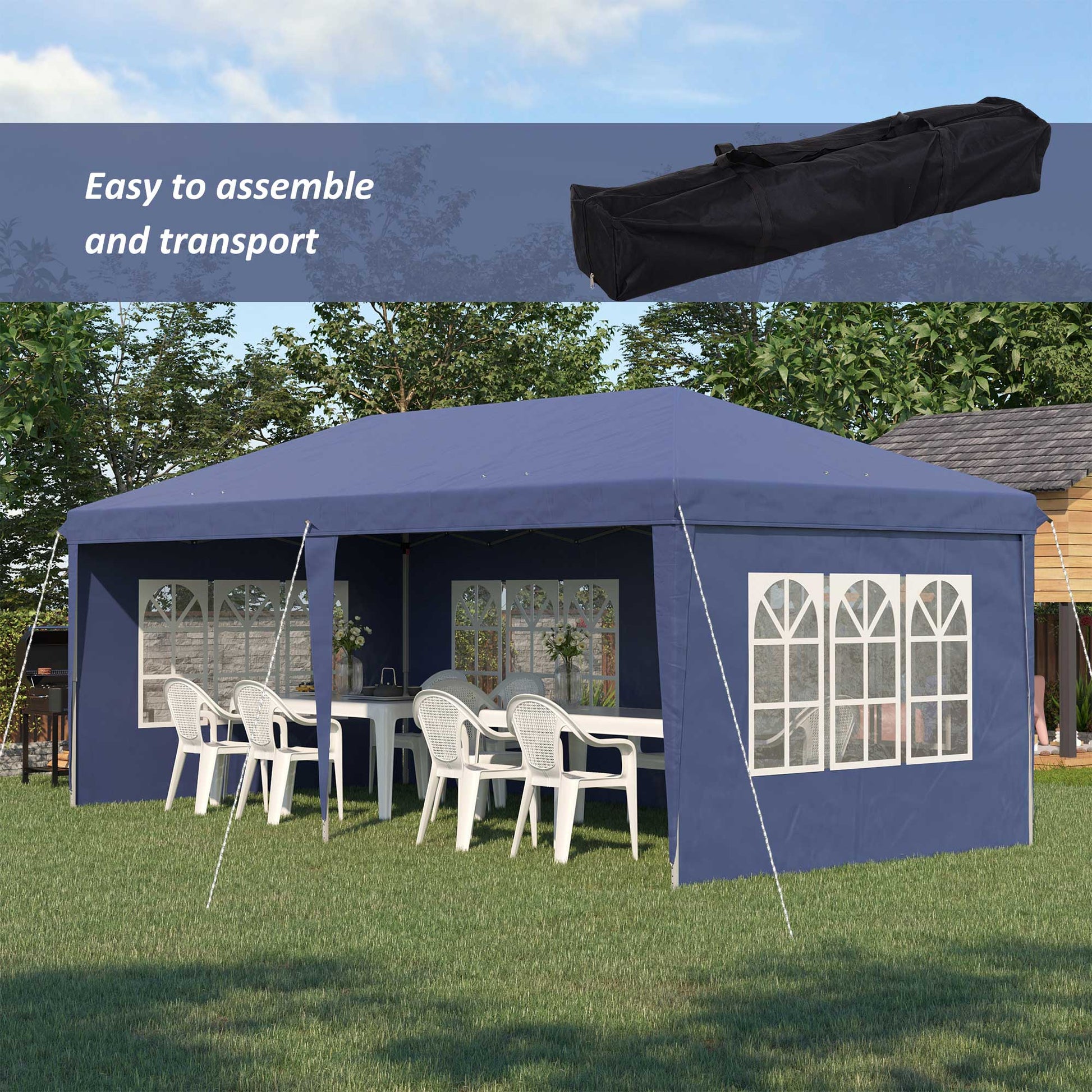 outsunny-3-x-6m-pop-up-gazebo-height-adjustable-marquee-party-tent-with-sidewalls-and-storage-bag-blue