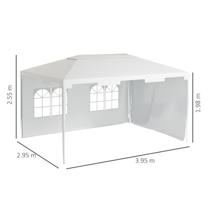 outsunny-3-x-4-m-garden-gazebo-shelter-marquee-party-tent-with-2-sidewalls-for-patio-yard-outdoor-white