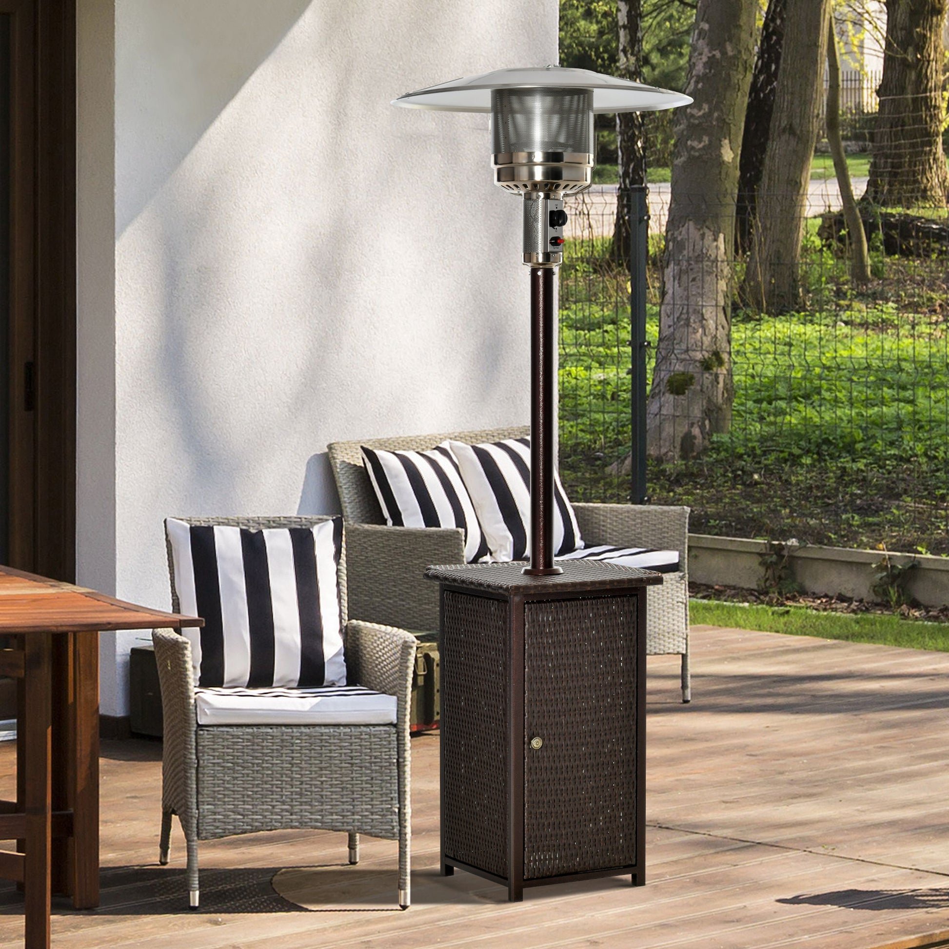 outsunny-12kw-patio-gas-heater-freestanding-outdoor-garden-heating-rattan-furniture-wicker-table-top