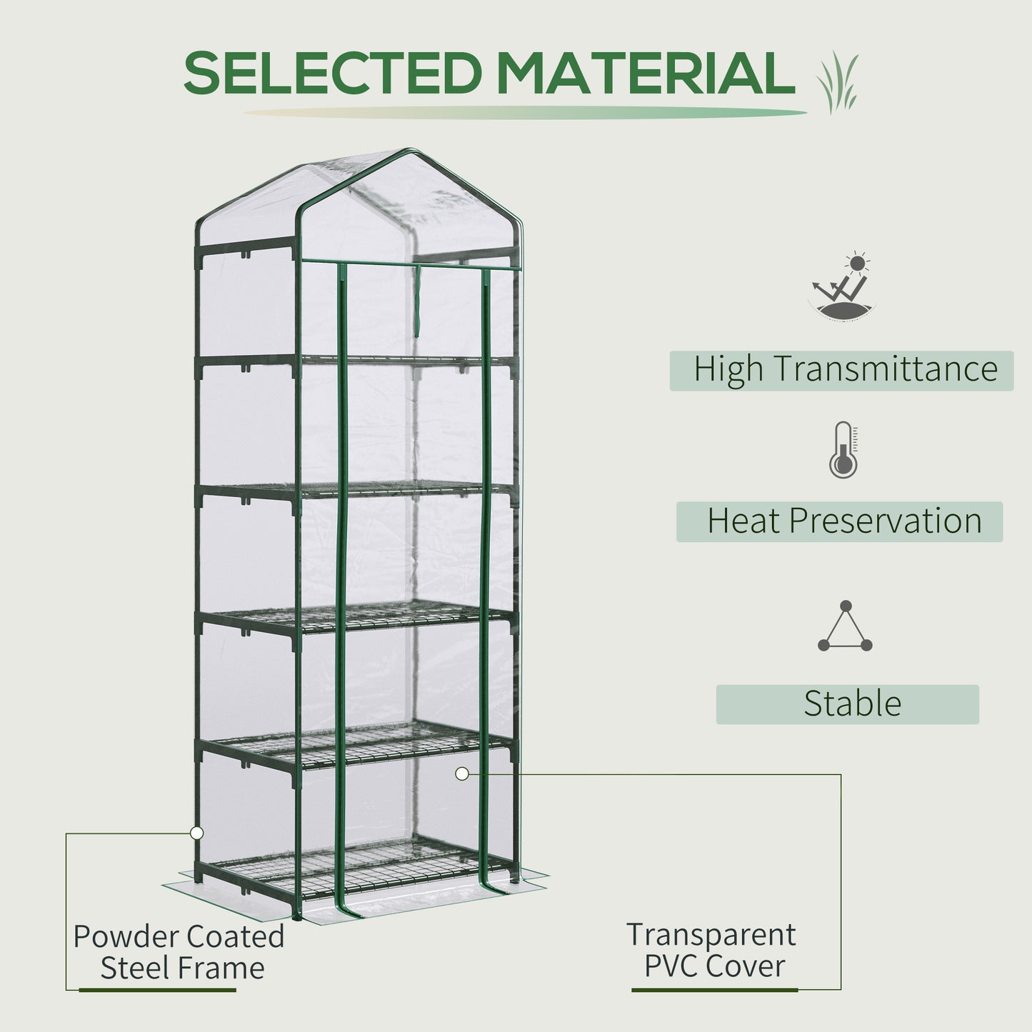 outsunny-5-tier-greenhouse-outdoor-flower-stand-pvc-cover-portable-shed-metal-frame-transparent-69-x-49-x-193cm