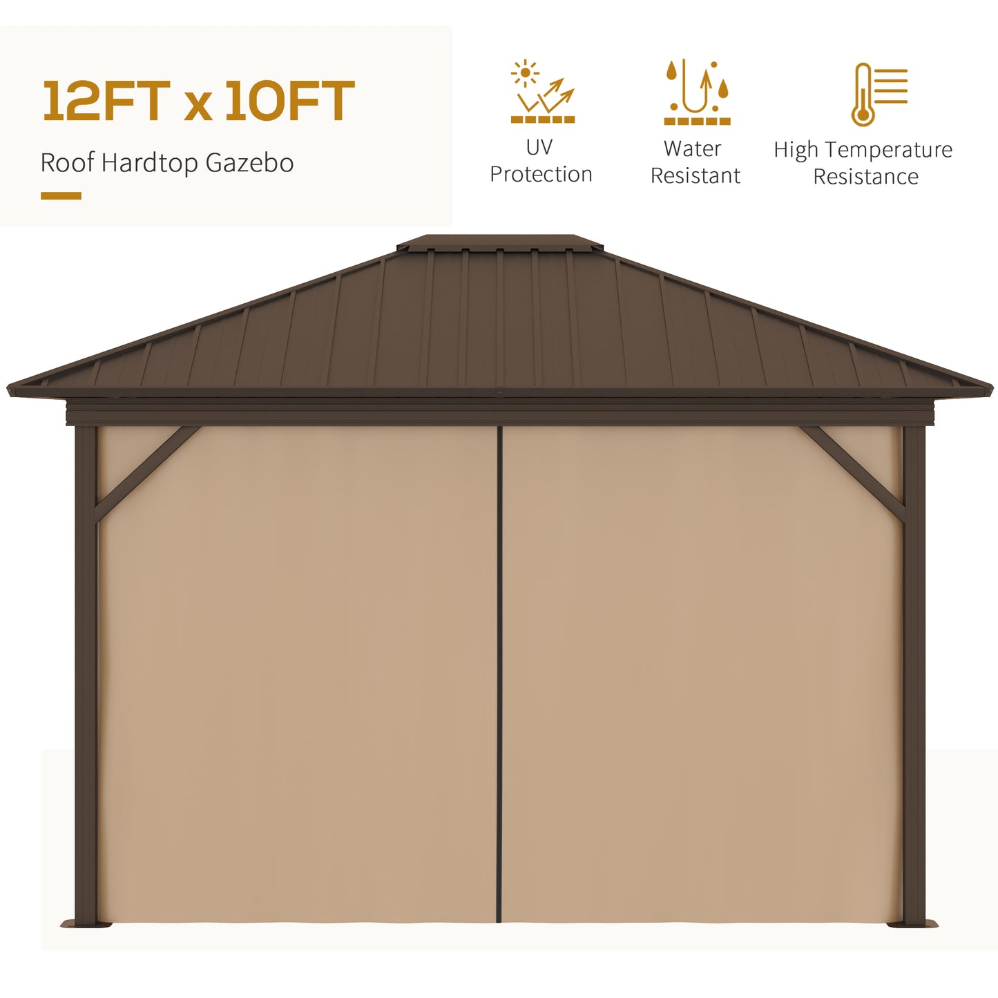 outsunny-3-6-x-3m-outdoor-hardtop-gazebo-metal-roof-patio-gazebo-with-aluminum-frame-mesh-nettings-curtains-roomy-interior-space-brown