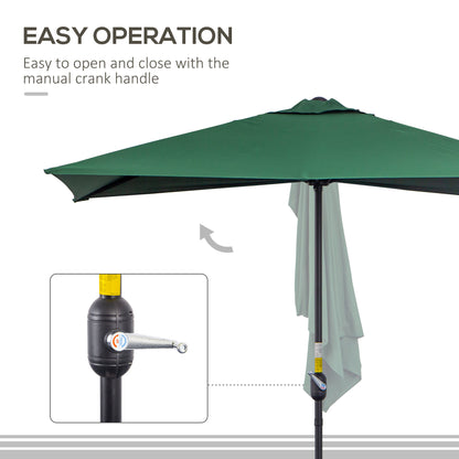 outsunny-half-parasols-balcony-semi-round-umbrella-patio-crank-handle-2-3m-green-no-base-included