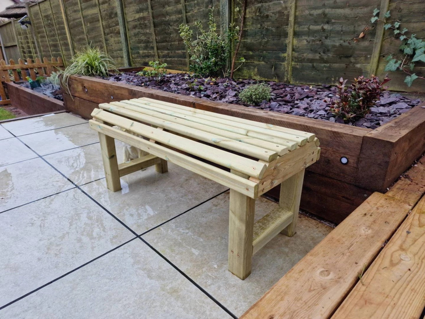 Churnet Backless Bench