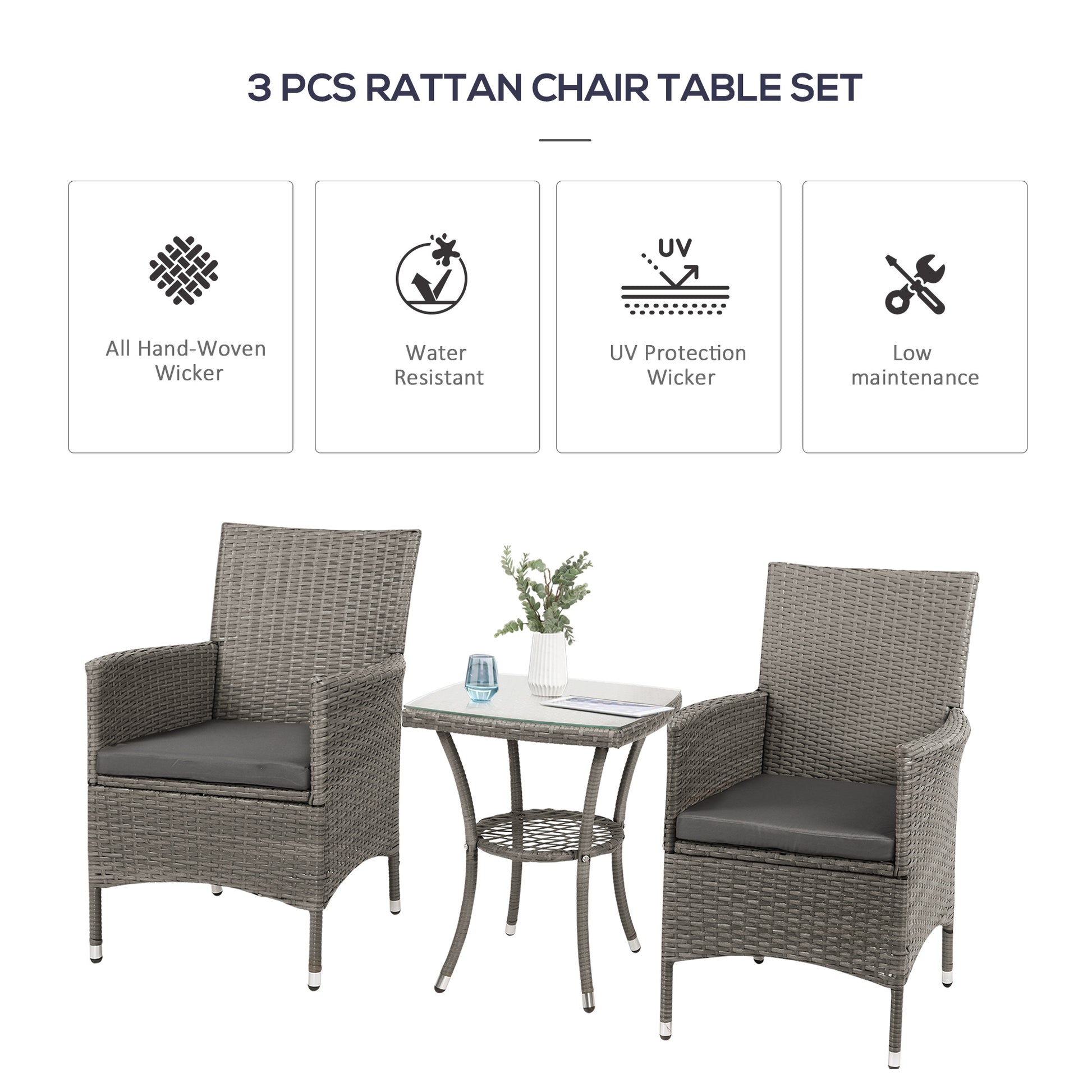 outsunny-three-piece-rattan-bistro-set-with-cushions-garden-furniture-wicker-weave-conservatory-companion-chair-table-set-grey